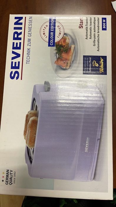 Тостер Severin новый