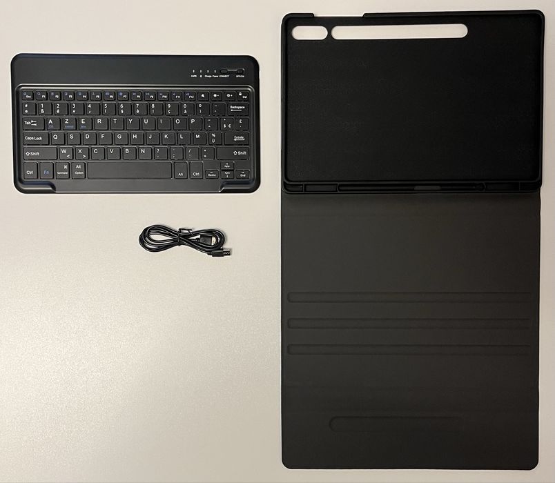 Etui JADEMALL z klawiaturą do Galaxy Tab S9 FE+ / S9+ 12,4"