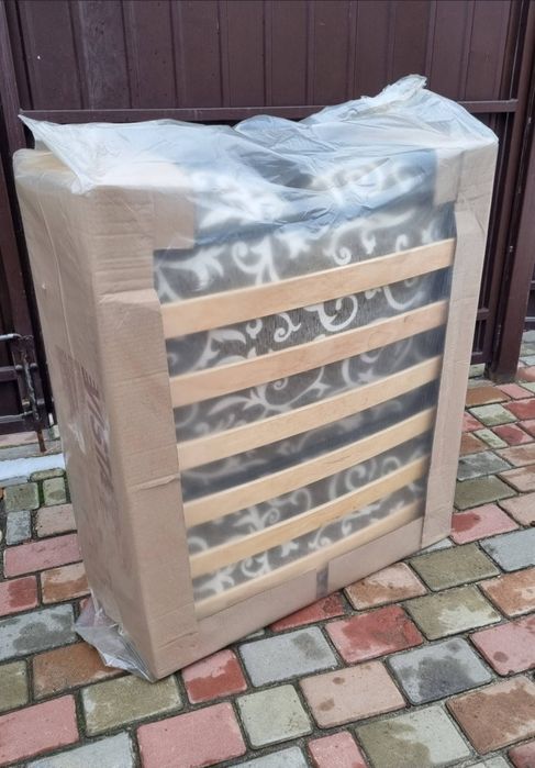 Розкладачка раскладушка ліжко на ламелях Нова з матрацом