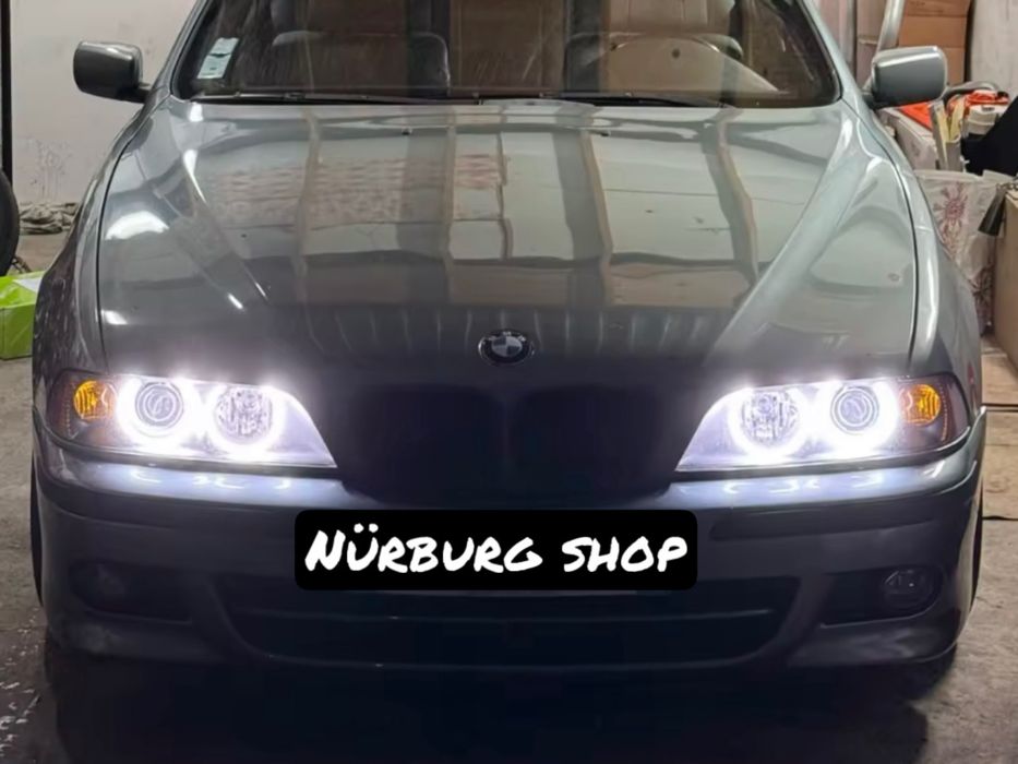 LED ангельские глазки в фары для BMW E36 E38 E39 E46 E53 желтые белые