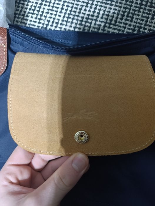 Longchamp azul nova com etiquetas