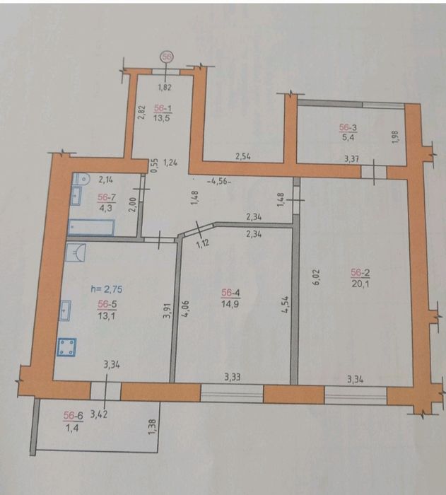 Продається 2-х кімнатна квартира в ЖК"РАТЬ"