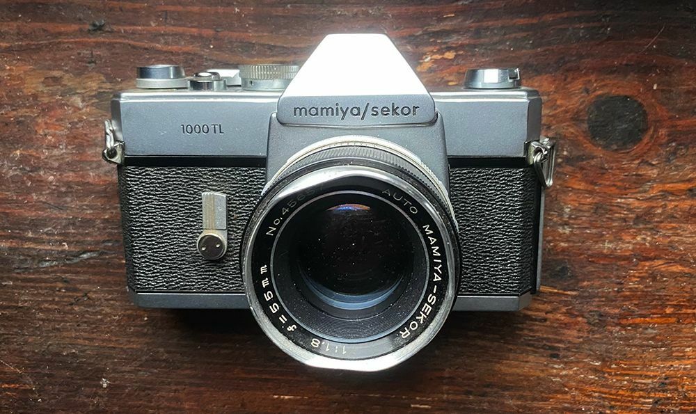 Японський антикварний плівковий фотоапарат Mamiya