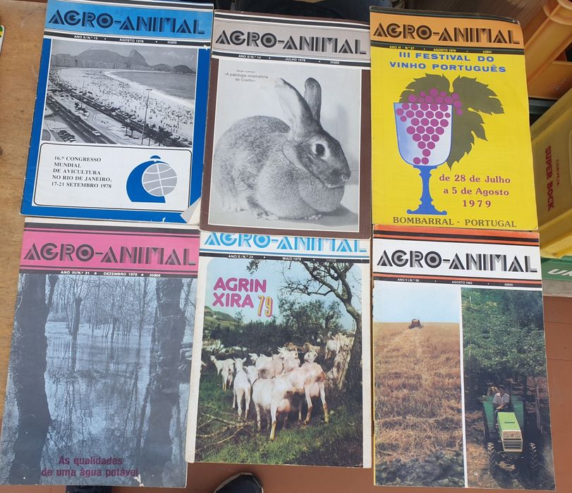 Revistas antigas Agro Animal,Vida Rural