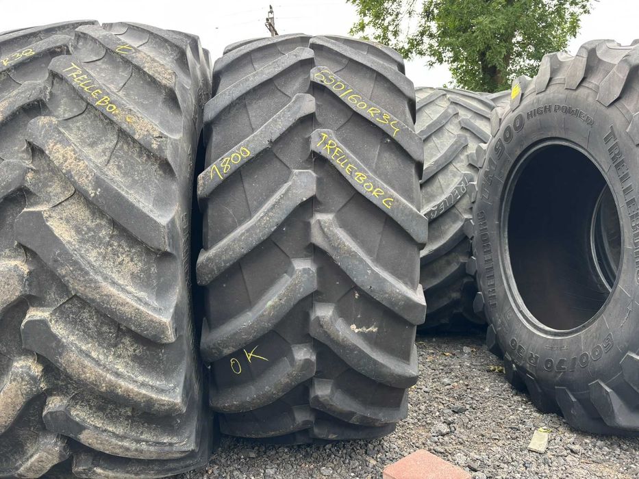 Opona Rolnicza 650/60R34 TRELLEBORG TM 900 HIGH POWER 159D 156E (80%)
