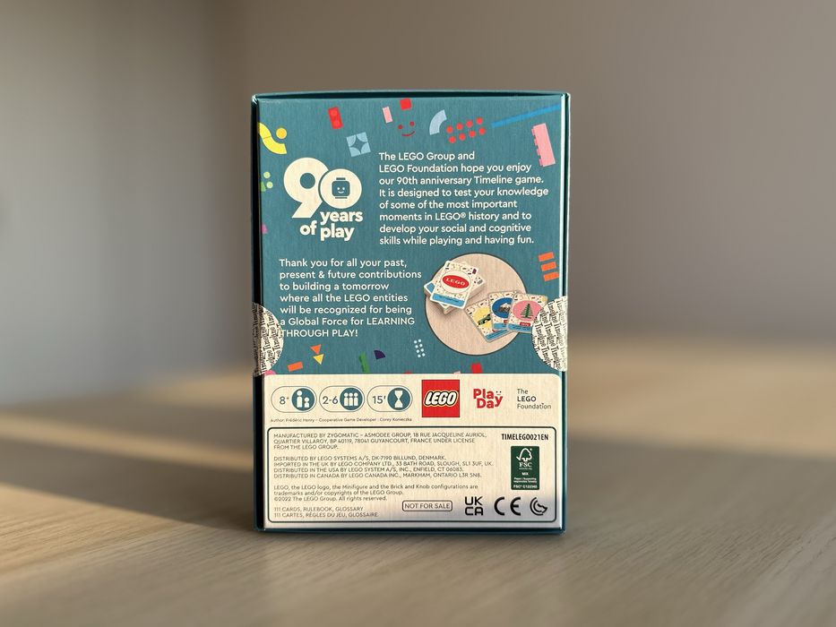 LEGO (Exclusive) 90 Years of Play - Timeline Game