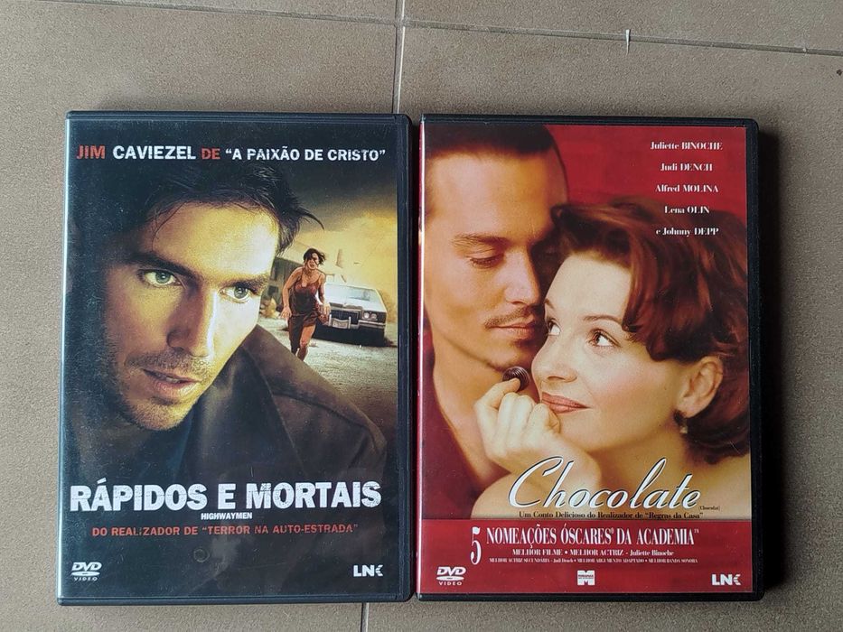 Filmes dvd Chocolate e Rápidos e Mortais