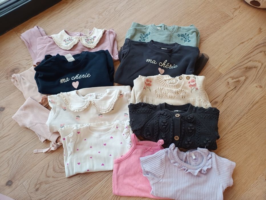 Zestaw ubranek dla dziewczynki  r.74 Newbie H&M