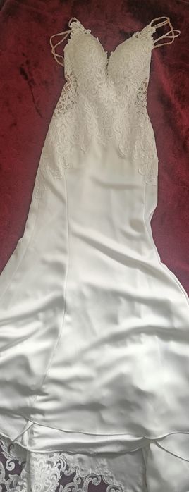 Suknia ślubna Stella York model 6586 , rybka roz 6 - XS