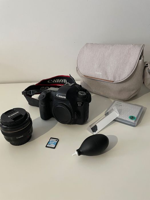 Aparat Canon 6D + objektyw 50mm f/1.4