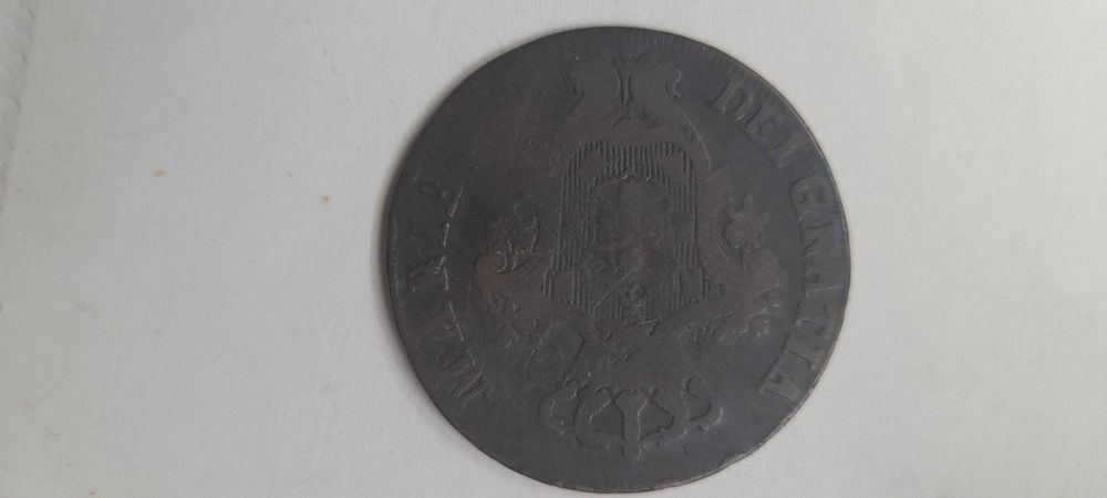 Moeda 20 Reis 1795 sobre X Reis 1791
