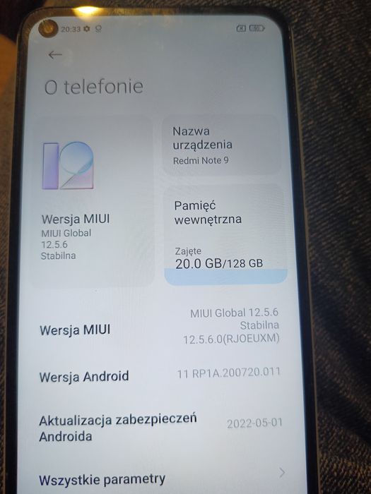 Sprzedam  telefon xiaomi redmi note 9.