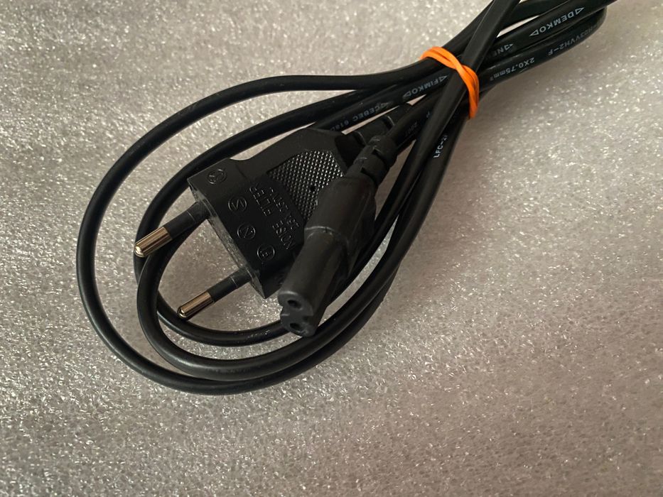 Kabel zasilający płaska końcówka