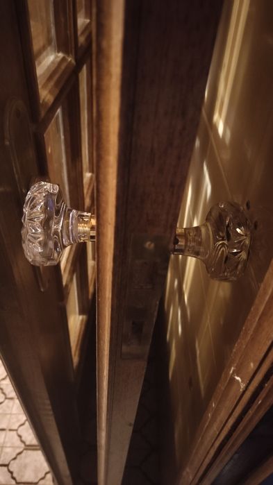 Puxadores maçanetas de vidro para portas