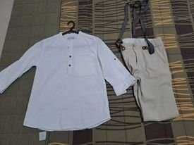 Conjunto de calça e camisa para menino