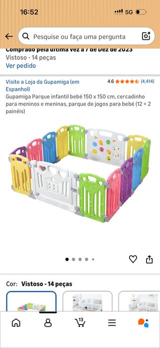Parque infantil para bebé