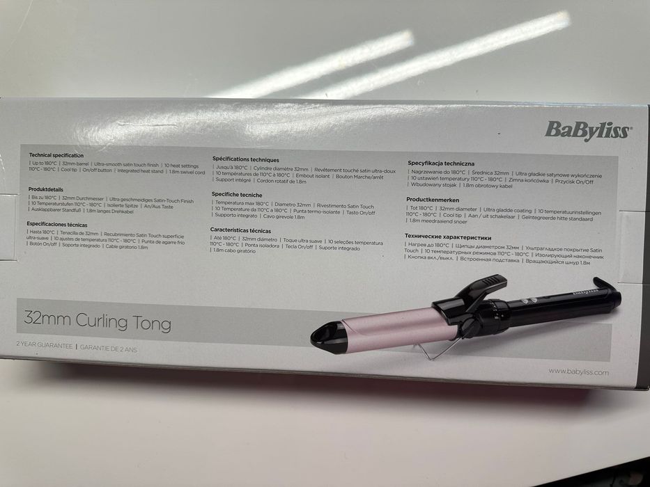 BaByliss Soft Curls Boucles Souples 32mm Curling Tong