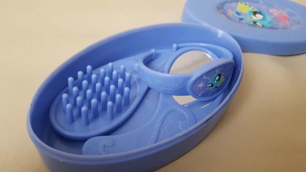 akcesoria LPS LITTLEST PET SHOP, szczotka, lusterko bransoletka