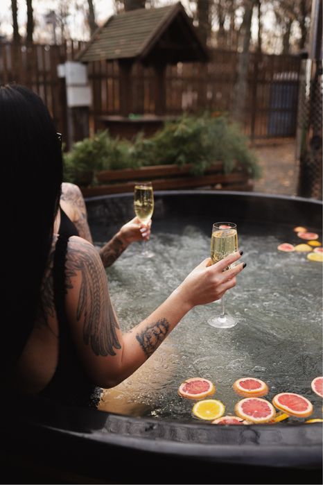 Домик .Баня. Карпатский чан.