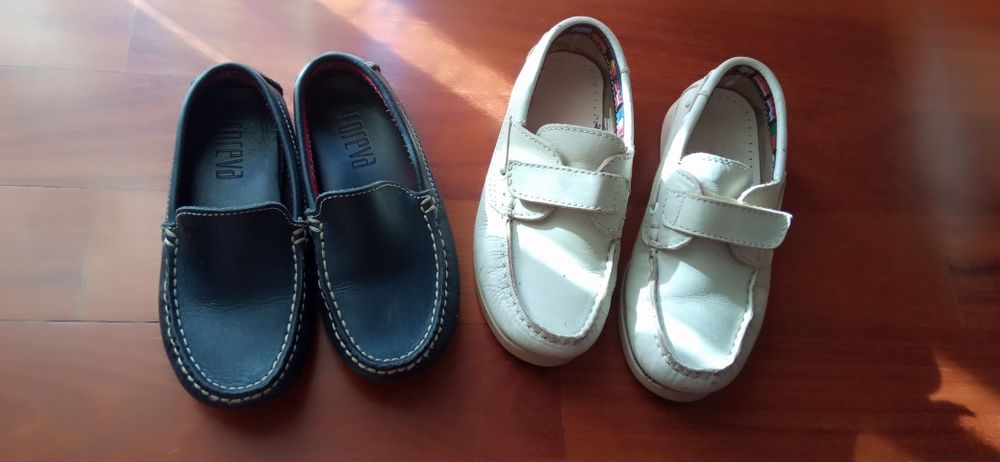 Sapatos vela 28 e 30
