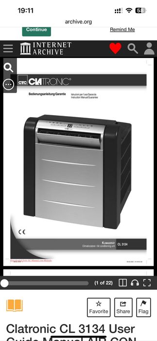 Ar condicionado portátil Clatronic CL 3134