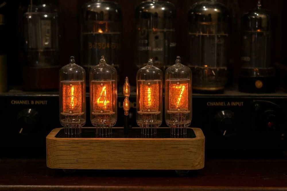 Zegarek Nixie Clock lampy Z5730M Arduino USB ATMega328PB