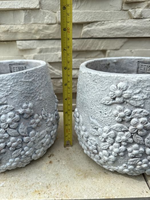 Ceramiczna doniczka Vintage komplet 2 szt