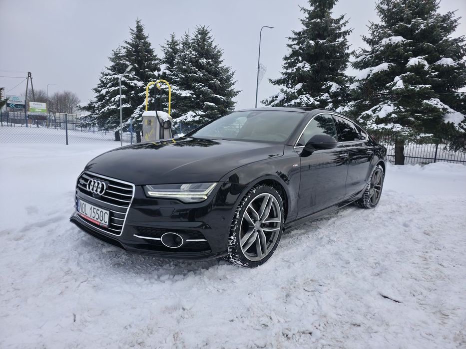 Audi A7 Sportback Piękne S-line/Diesel 326km/Serwisowana/Szwajcaria!