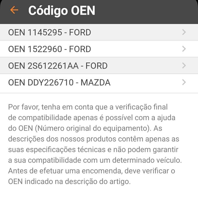 2 Bombitos Ford - cilindro travão de roda