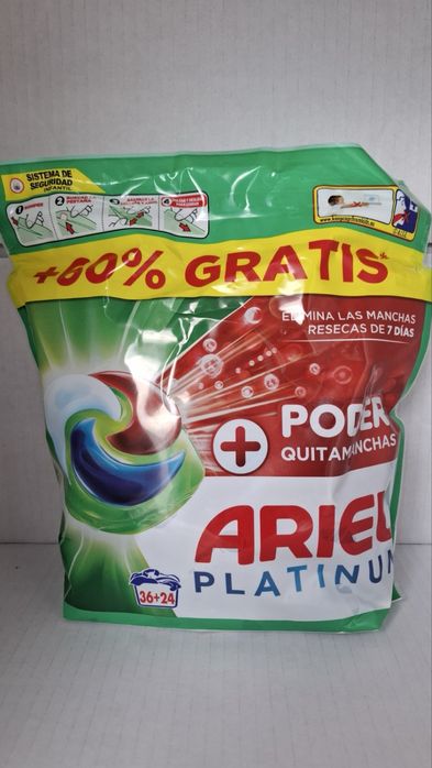 Ariel капсула 3в1 60шт оригінал! P&G!
