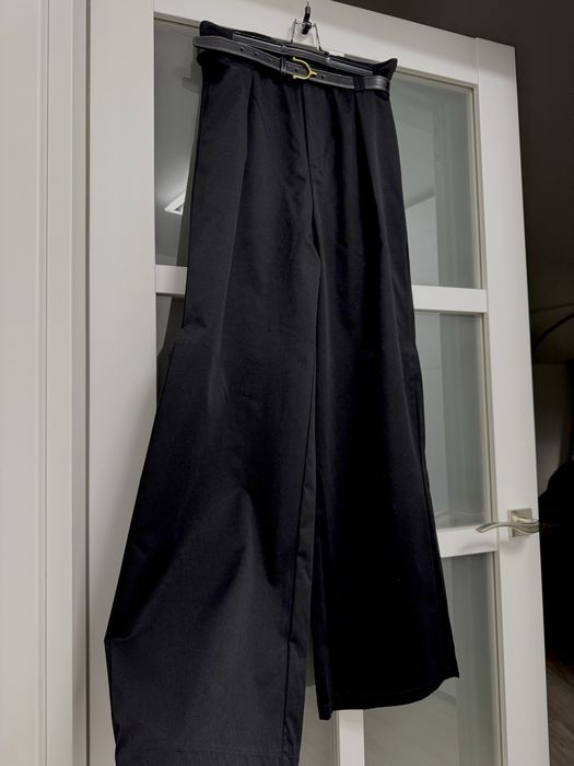 Брюки -кюлоти з високою посадкою