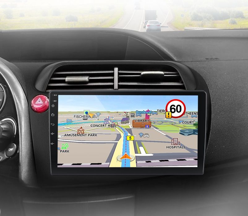 Rádio 9" android Honda CIVIC 2005-11 CARPLAY WIFI GPS Novo