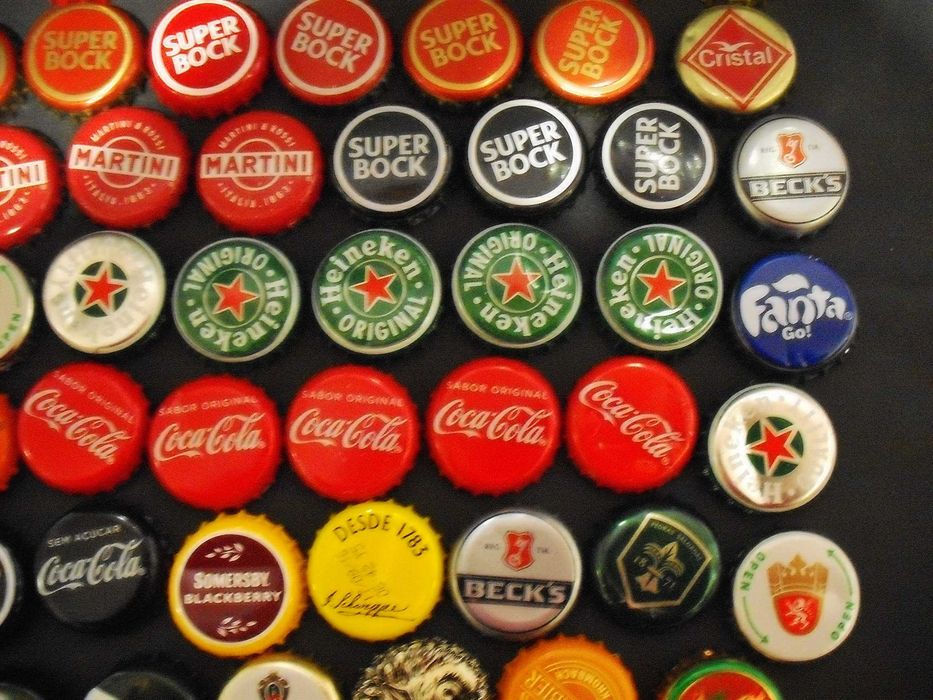 100 Cápsulas de garras/tampas/sameiras em bom estado