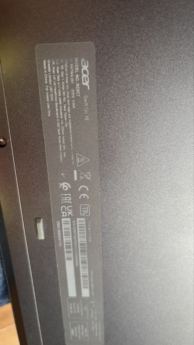 Acer Swift GO 16 SFG16-71