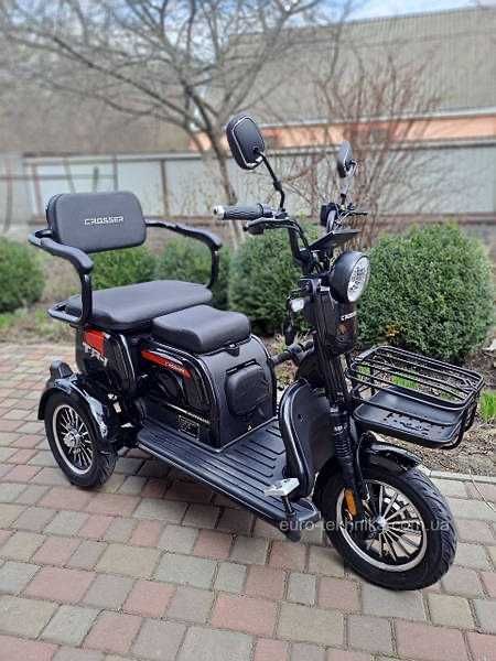 Електроскутер триколісний Crosser TR-2 600W Кроссер довга база