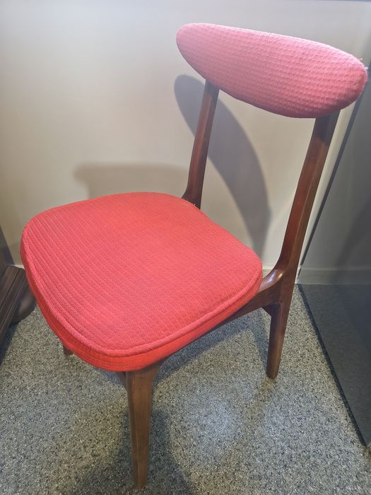 Oryginalne Krzesła Hałas Typ 200-190 | Design PRL | Rok 1966 | Etykieta