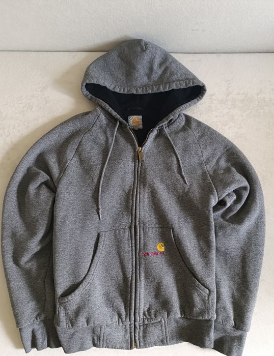 Сіре zip-hoodie Carhartt
