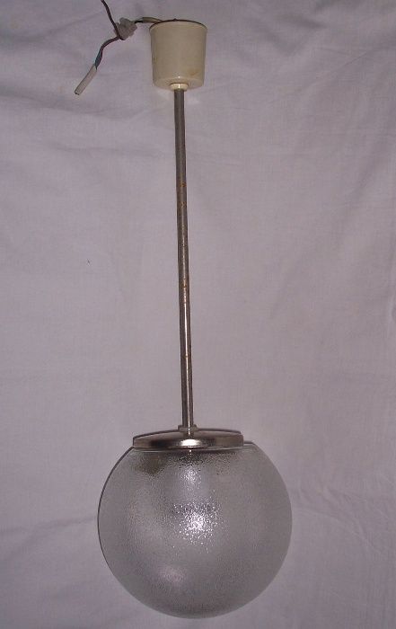Lampa sufitowa wisząca vintage PRL