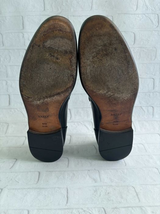 Чоловічі Шкіряні Мокасини Bally Баллі 43 Розмір Туфлі Сліпони Оригінал