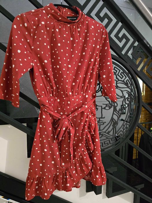 sukienka mini czerwona SM