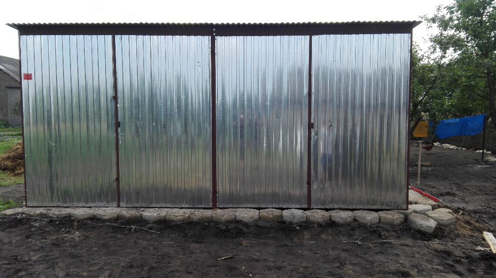 Garaz 3 m x 6 m blacha ocynkowana - Vista 4