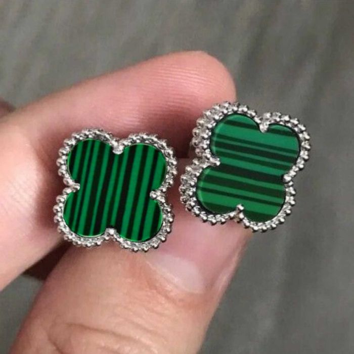 OLX-доставки нема! Нові срібні сережки у стилі VAN CLEEF 925 проби!