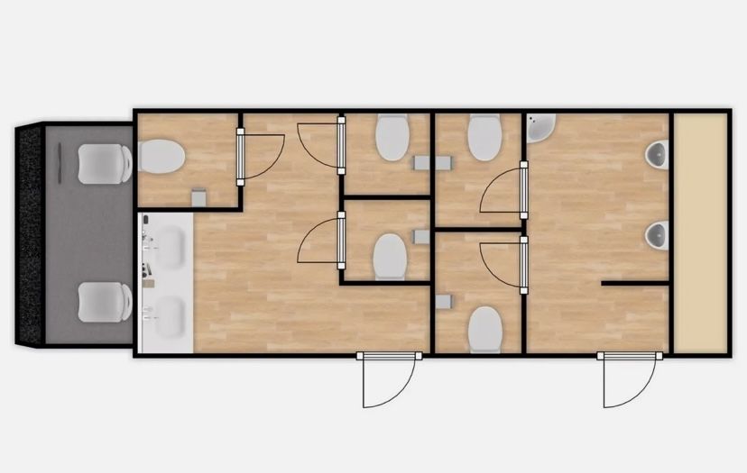 Mercedes Atego мобільний туалет