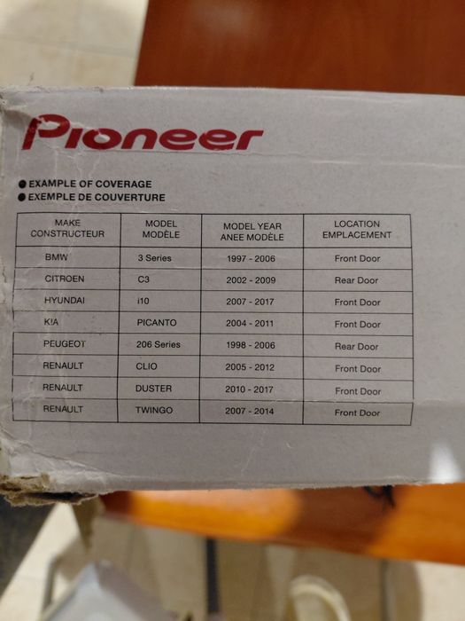 2 Kits de Colunas com Tweets para portas dianteiras  e tabliê