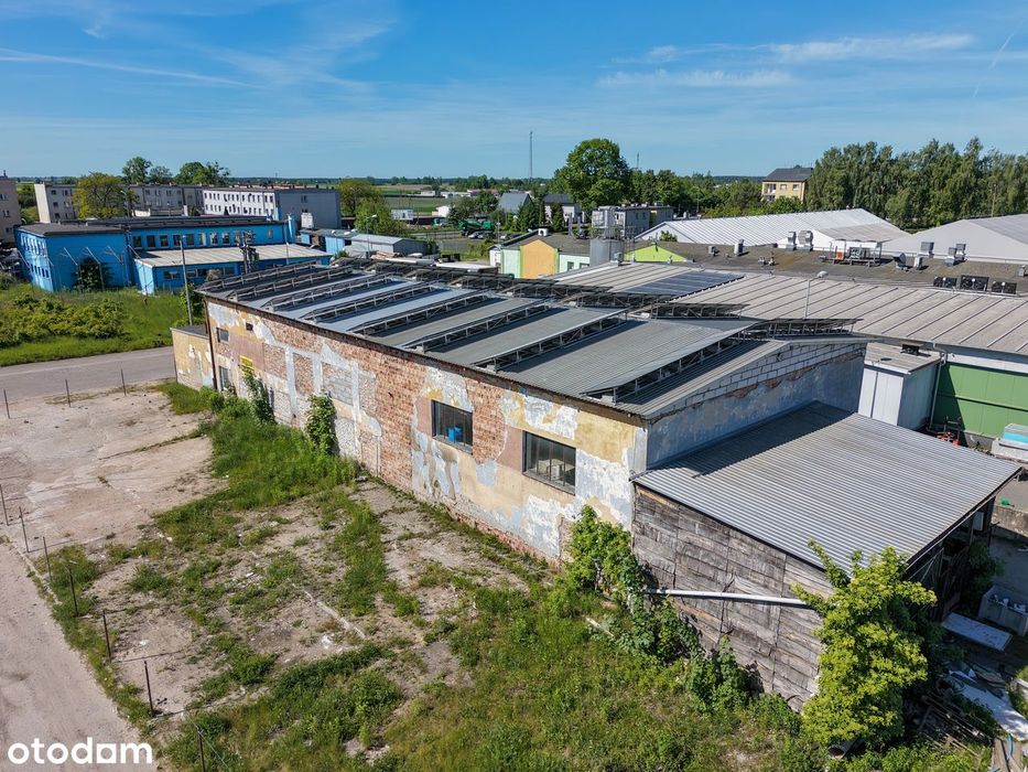Budynek magazynowy z fotowoltaiką 509 m2 Człuchów