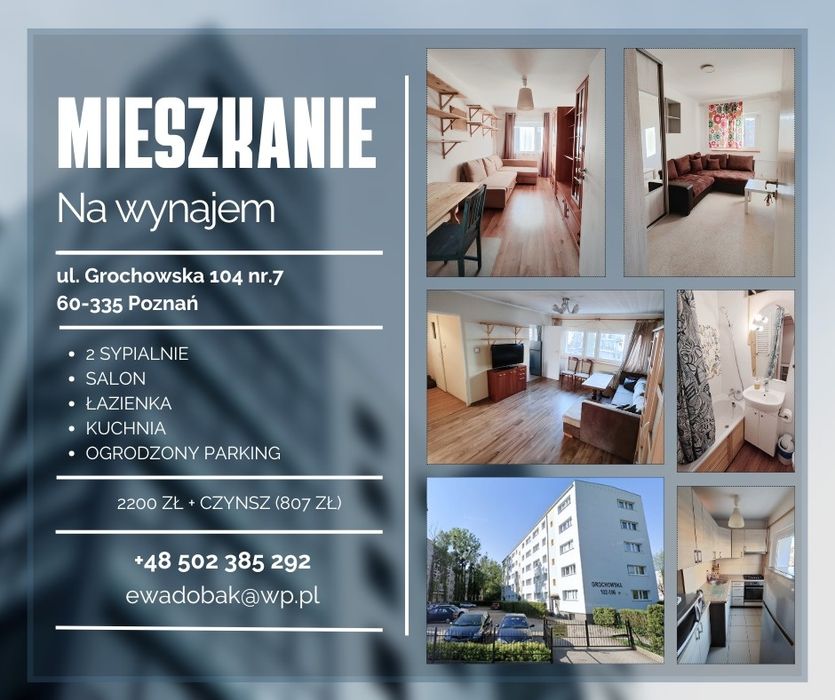 Wynajmiemy mieszkanie dwupokojowe dla studentów!