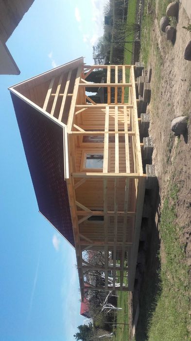 domek drewniany letniskowy 9x7