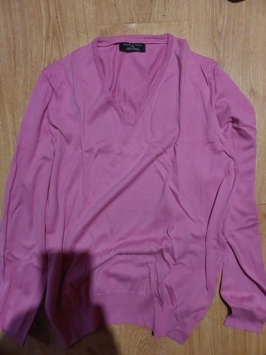camisola cor de rosa zara