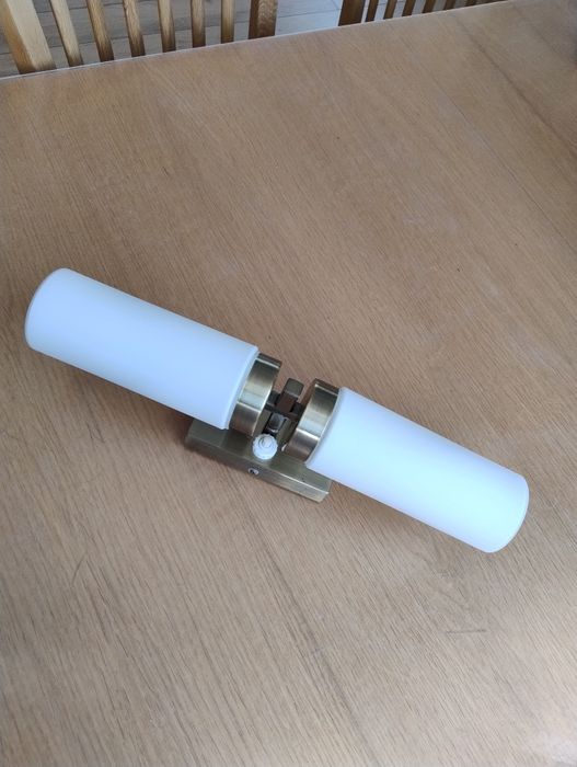 Kinkiet łazienkowy IP44 szklany klosz