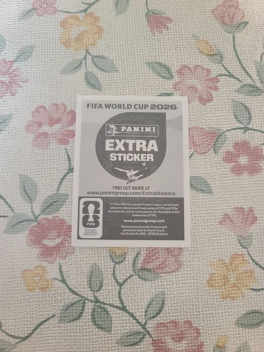 Extra sticker ouro hakimi 2026